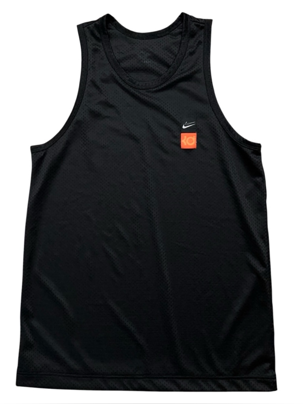 Nike KD Basketball Sleeveless Top Mens Size M Mesh Jersey CV2407-010 Black